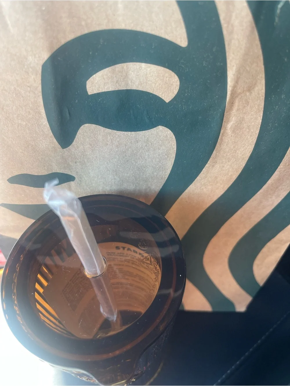 Starbucks Fall 2026 Brown Glass Tumbler